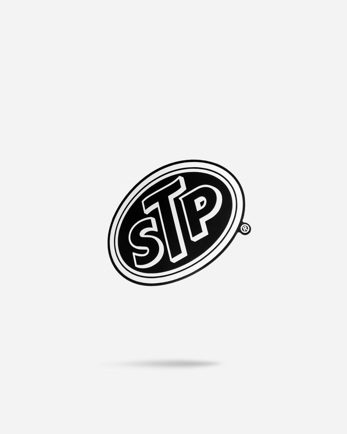 STP Classic Logo Black Sticker